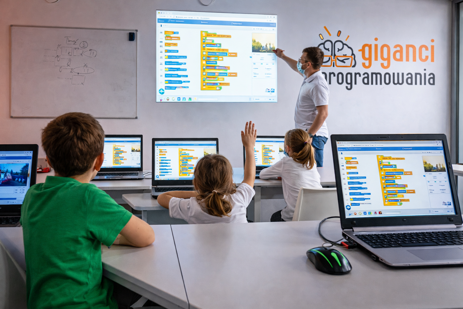 Giganci Programowania - kursy programowania dla dzieci i mlodziezy. Python, Scratch, Minecraft.
